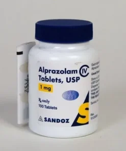 Alprazolam (100pills) 1mg